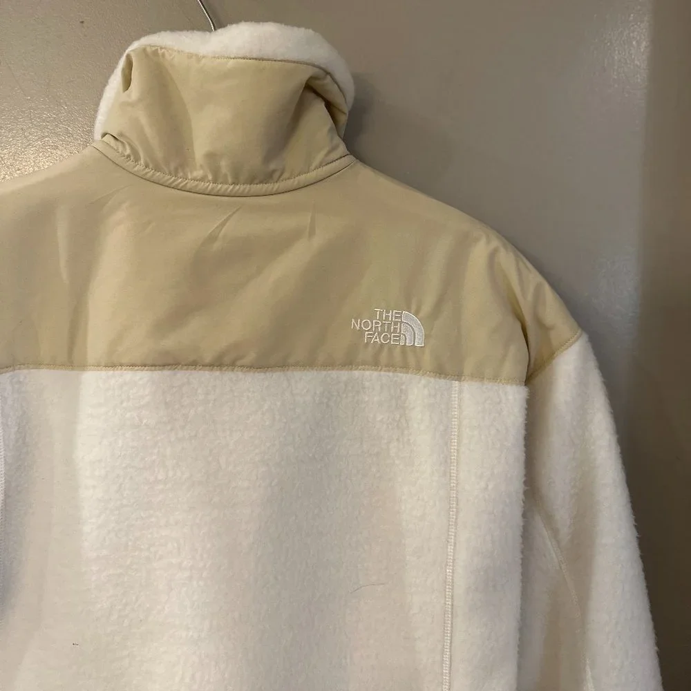 The North Face Sherpa Denali Fleece Zip-Up Funnel Neck Jacket (Gardenia White) - Picture 13 of 16